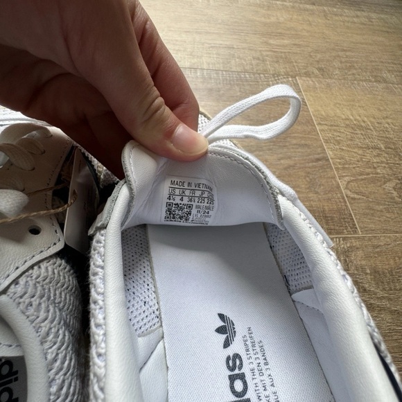 Adidas Samba OG White Night Indigo Size 4.5 New - Picture 6 of 10